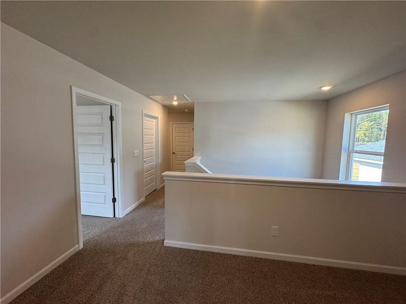 Spacious, unfurnished interior of a new home in Oakchase at Hampton, Hampton (Image 25). Spacious, unfurnished interior of a new home in Oakchase at Hampton, Hampton (Image 25).