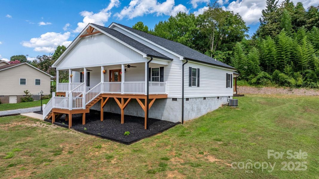 Front exterior of a new home in , Granite Falls, NC, highlighting curb appeal (Image 19).