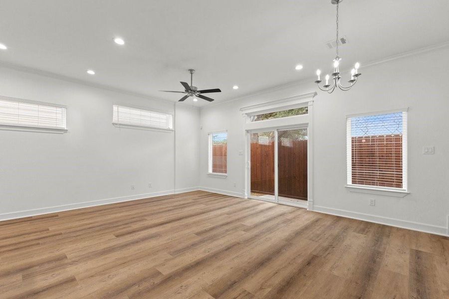 Spacious, unfurnished interior of a new home in , Houston (Image 16). Spacious, unfurnished interior of a new home in , Houston (Image 16).