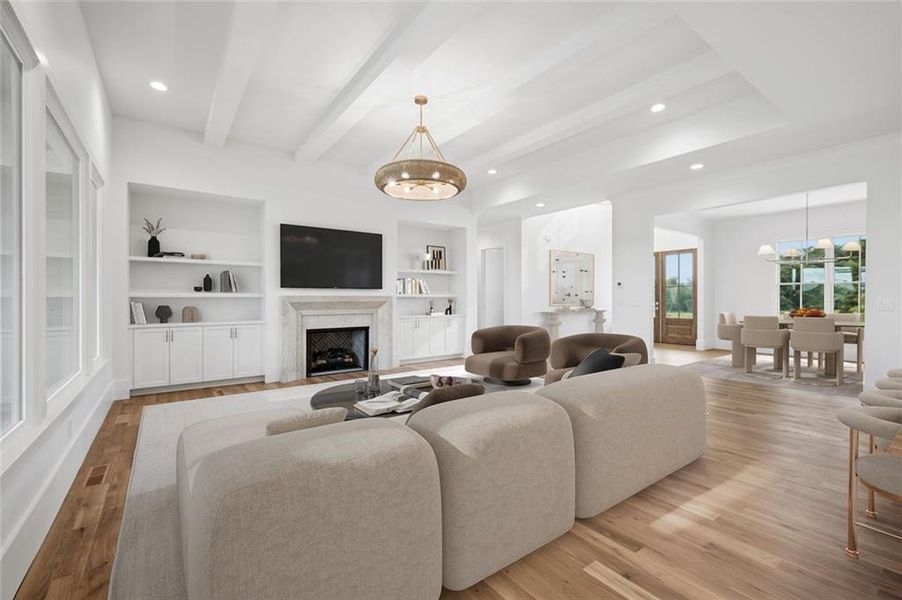 Furnished interior view inside a new home in , Bogart (Image 7).