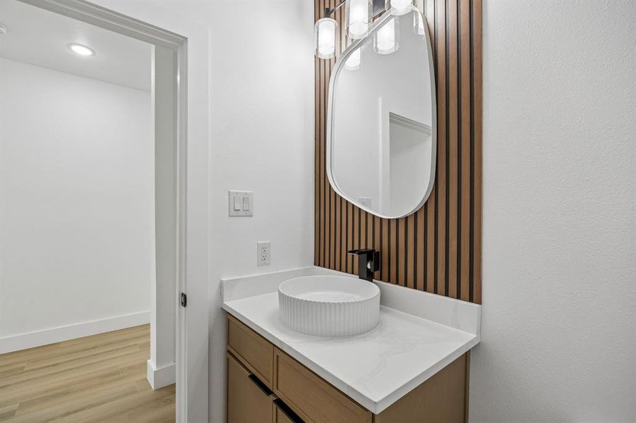 Downstairs half bath