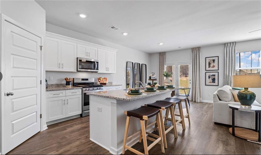 Furnished interior view inside a new home in Twin Lakes, Hoschton (Image 6).