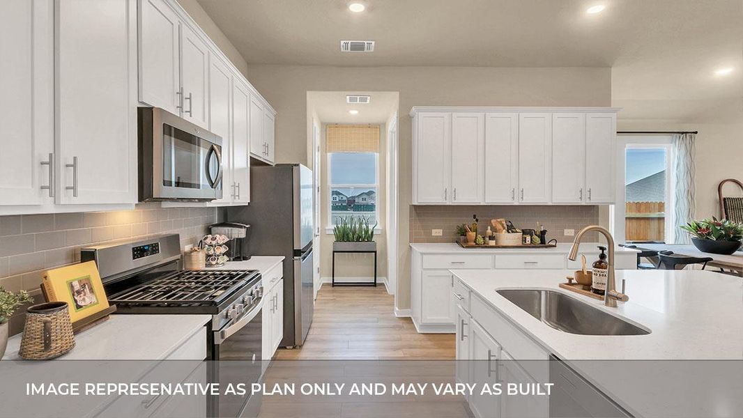 Furnished interior view inside a new home in Rosenbusch Ranch, Leander (Image 12).