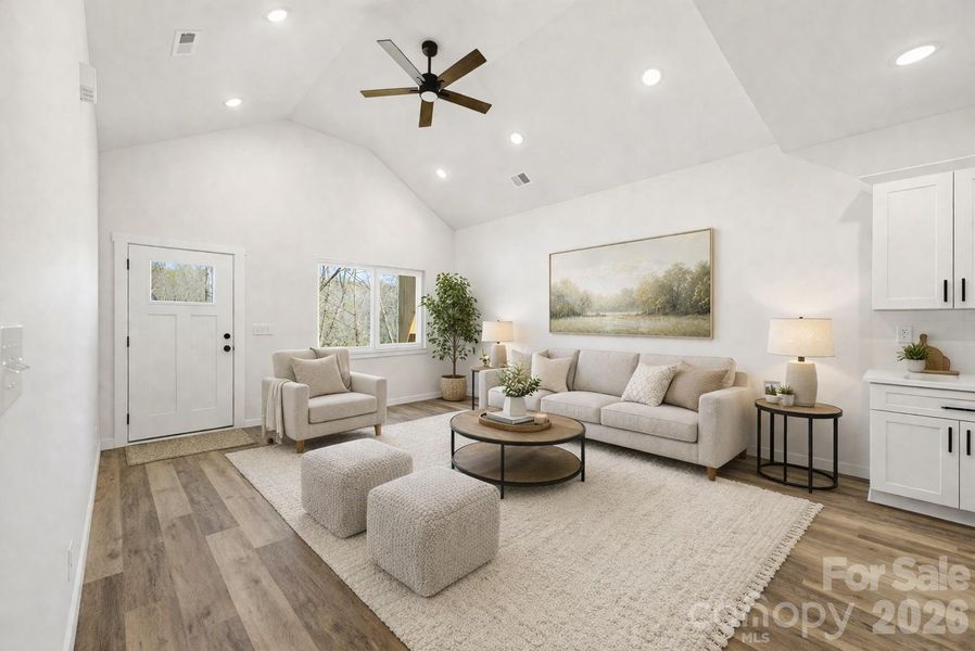 Furnished interior view inside a new home in , Hudson (Image 7).