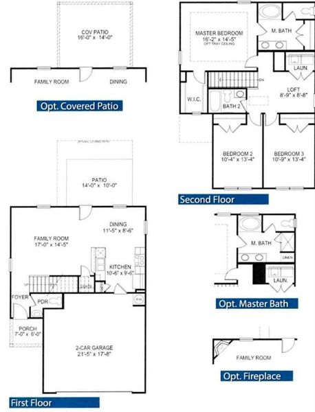 2D floor plan layout of this home in Scarlett Place, Bowdon, GA (Image 3). 2D floor plan layout of this home in Scarlett Place, Bowdon, GA (Image 3).