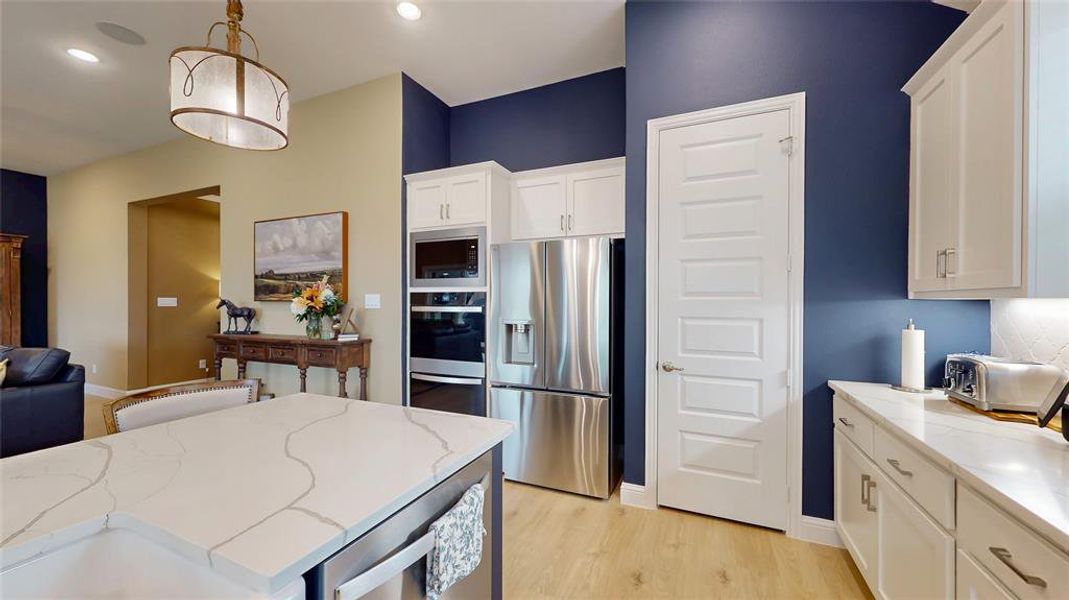 Upgraded level 5 Quartz countertops