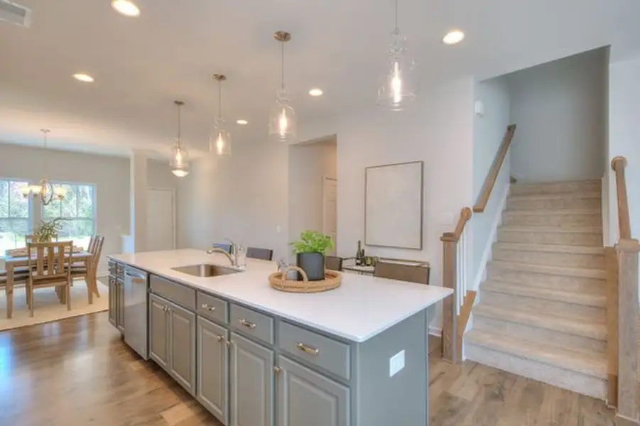 Representative furnished interior of a home built from the Tate by True Homes in Beaver Creek, Statesville (Image 4).