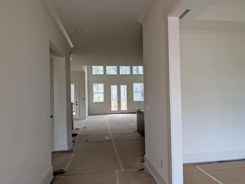 In-progress construction of a new home in Arden on Lanier, Cumming, GA (Image 9).