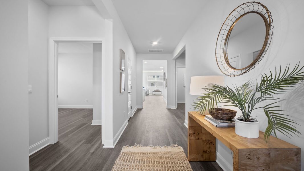 Representative furnished interior of a home built from the Cali by D.R. Horton in Rice Hope, Port Wentworth (Image 5).