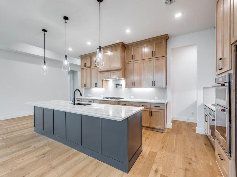 No shortage of space, storage or style in this over the top kichen!