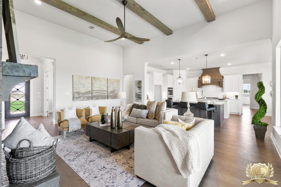 Furnished interior in a model home at Pecan Plantation in Granbury (Image 19). Furnished interior in a model home at Pecan Plantation in Granbury (Image 19).