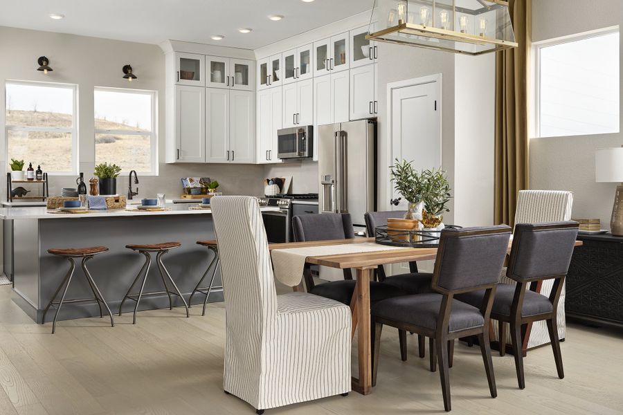 Furnished interior view inside a new home in Trailside at Cottonwood Creek, Colorado Springs (Image 6).