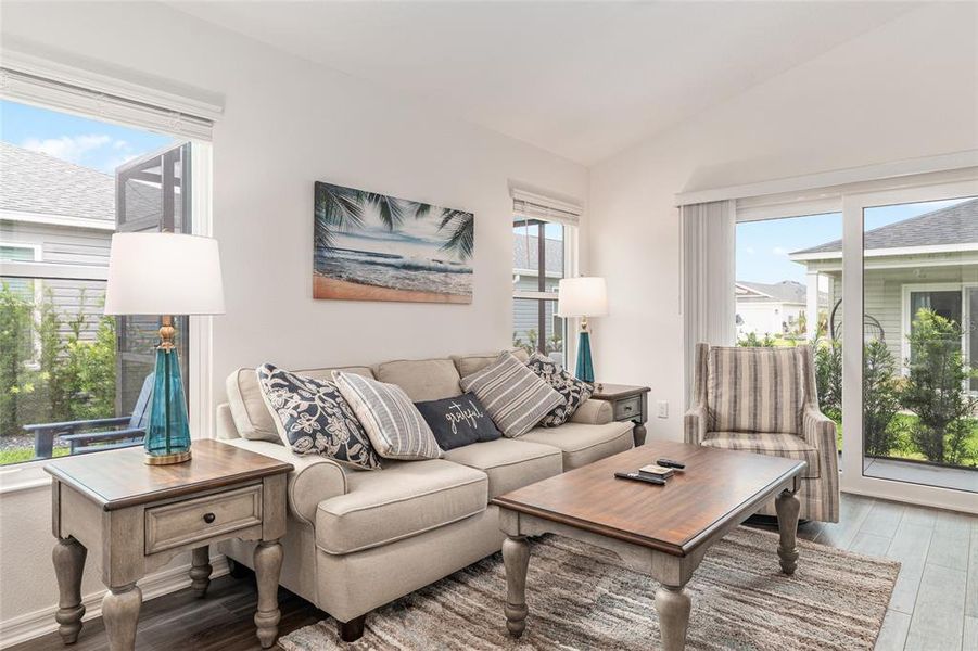 Furnished interior view inside a new home in , The Villages (Image 41).