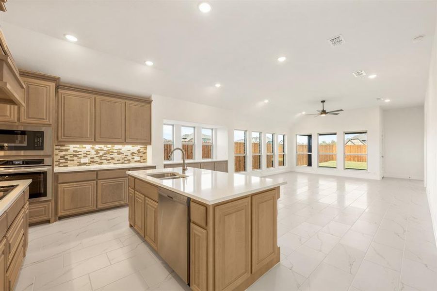 Furnished interior view inside a new home in Georgetown at Kings Fort 50s, Kaufman (Image 6).