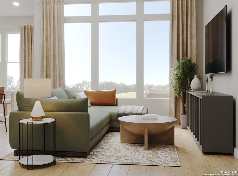 Furnished interior view inside a new home in Westridge, San Antonio (Image 4). Furnished interior view inside a new home in Westridge, San Antonio (Image 4).