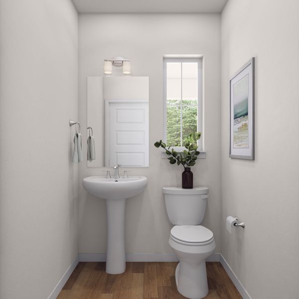 Furnished interior view inside a new home in Lariat, Liberty Hill (Image 13).