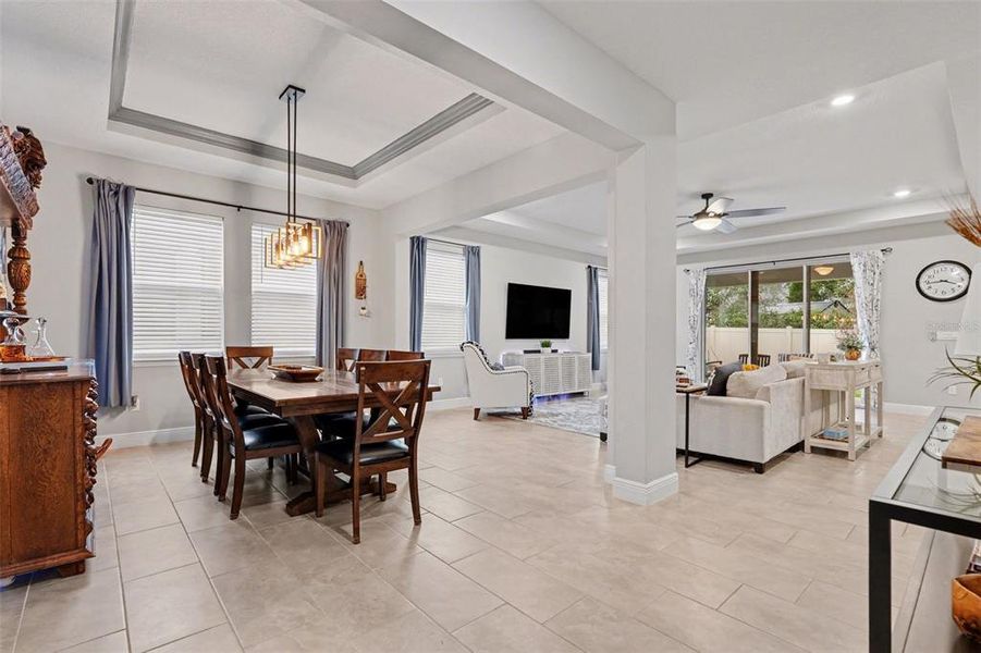 Furnished interior view inside a new home in Willow Reserve, Lutz (Image 13).