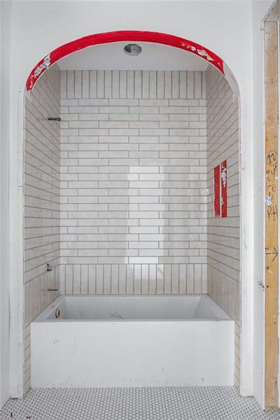 In-progress construction of a new home in , Dallas, TX (Image 21).