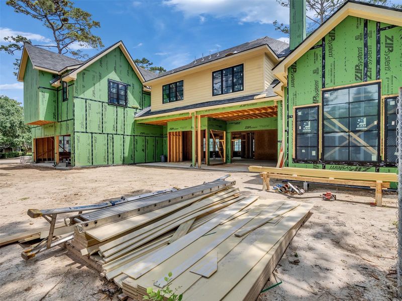In-progress construction of a new home in , Houston, TX (Image 6). In-progress construction of a new home in , Houston, TX (Image 6).