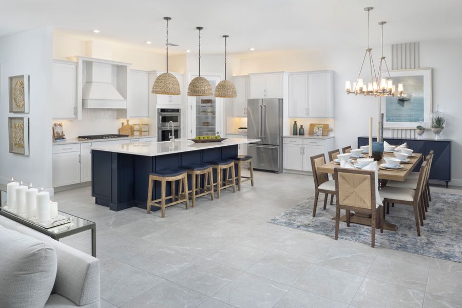 Furnished interior view inside a new home in Tradition, Port St. Lucie (Image 7).