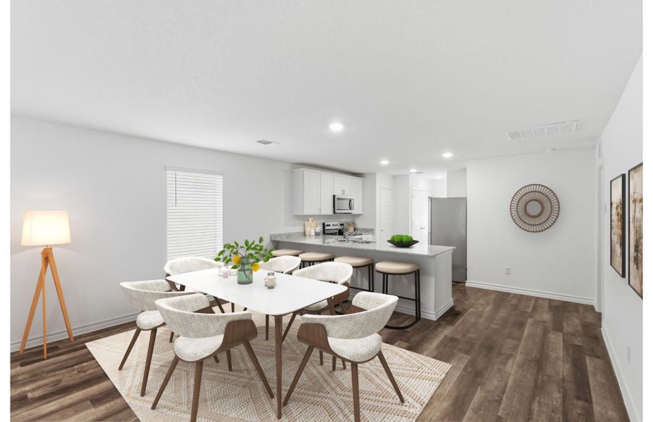 Representative furnished interior of a home built from the Kemp by Centex in Cottonwood Creek, Howe (Image 6).