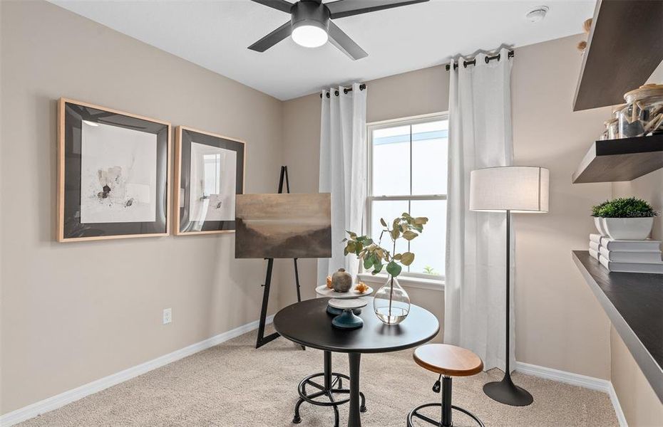 Furnished interior view inside a new home in Lakehaven Estates, Clermont (Image 21). Furnished interior view inside a new home in Lakehaven Estates, Clermont (Image 21).