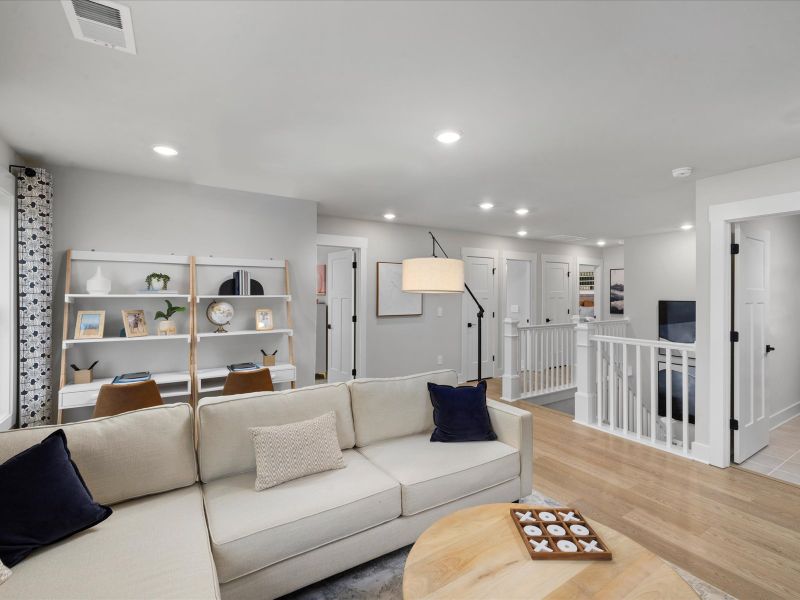 Furnished interior view inside a new home in Cedar Shoals - Signature Collection, Piedmont (Image 10).