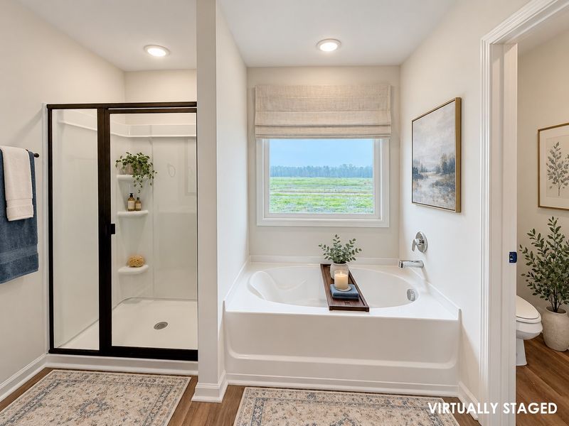 Furnished interior view inside a new home in Tranquil South, Hinesville (Image 17).