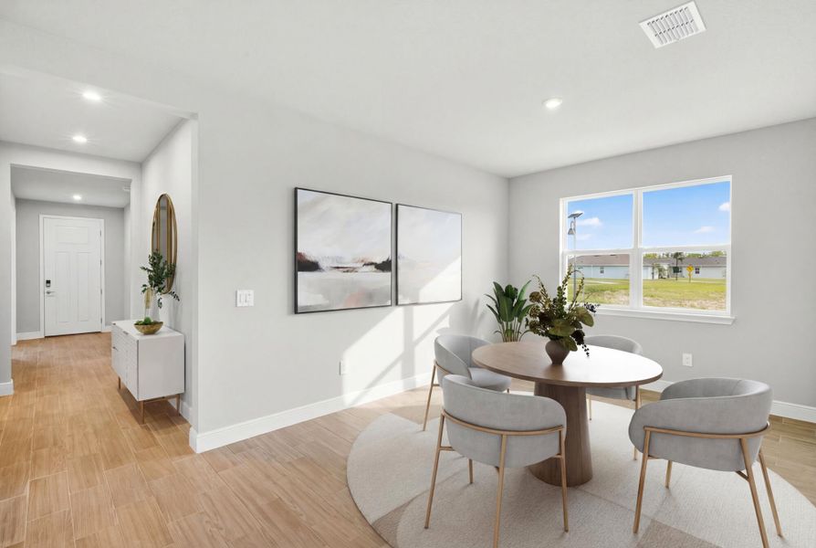 Furnished interior view inside a new home in Windwater, Parrish (Image 3).