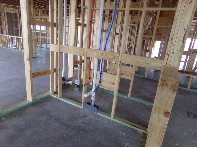 In-progress construction of a new home in Dunham Pointe 65' Homesites, Cypress, TX (Image 7).