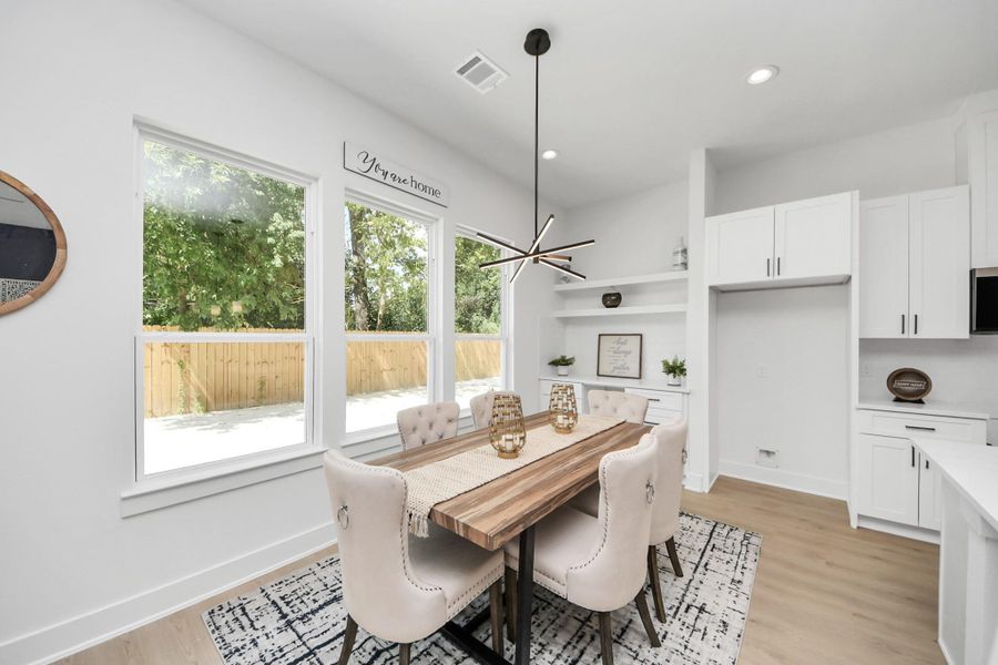 Furnished interior view inside a new home in , Houston (Image 7).