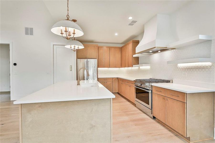 Furnished interior view inside a new home in Gardens at Arbor Springs, Newnan (Image 16).