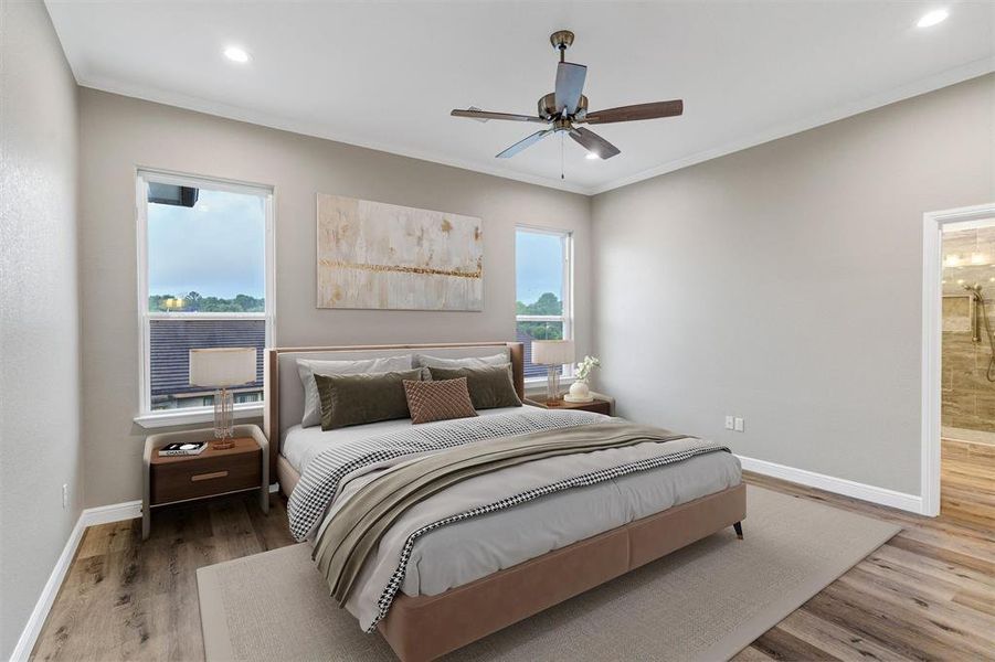Furnished interior view inside a new home in , Granbury (Image 5).