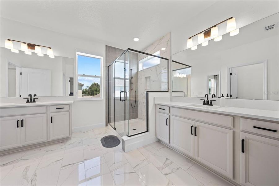 Furnished interior view inside a new home in Eden at Crossprairie, St. Cloud (Image 53).