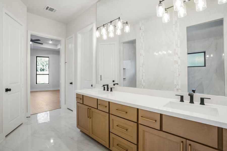 Furnished interior view inside a new home in The Woodlands Hills, Willis (Image 10).