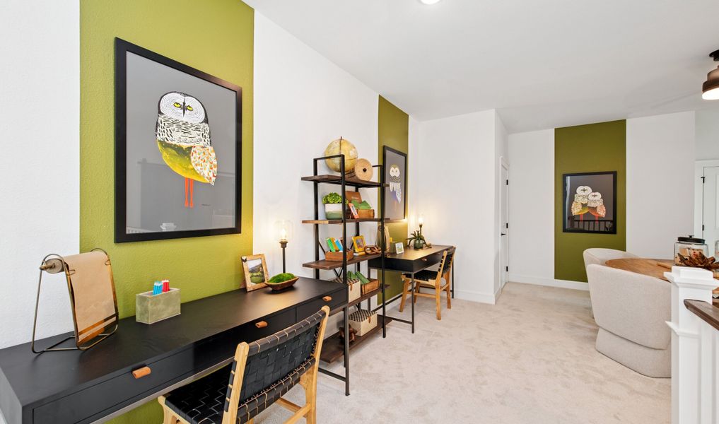 Loft with storage closet Loft with storage closet