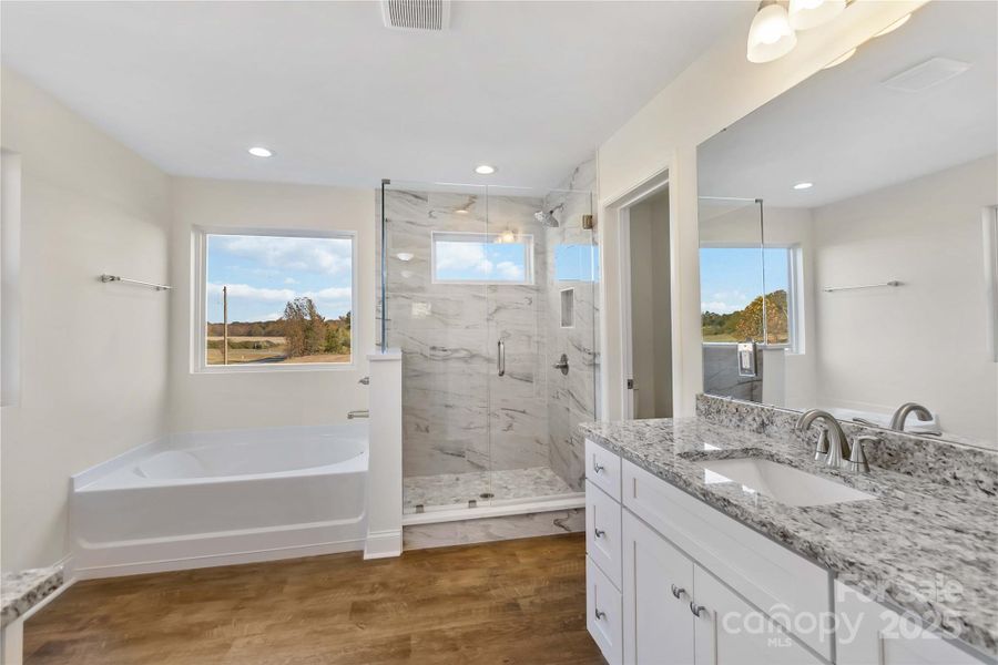 Furnished interior view inside a new home in , Monroe (Image 10). Furnished interior view inside a new home in , Monroe (Image 10).