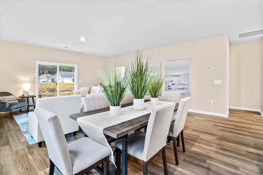 Representative furnished interior of a home built from the The Primrose by Chesapeake Homes in Coastal Club of the Carolinas, Calabash (Image 18).