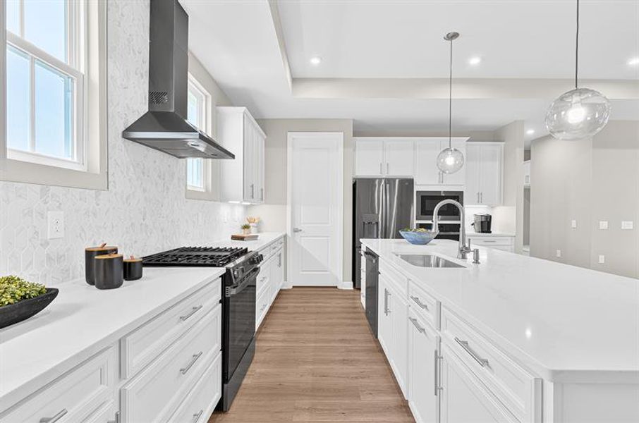 Representative furnished interior of a home built from the Riverbend by Ryan Homes in Seminole Palms Single-Family Homes, Palm Coast (Image 4).