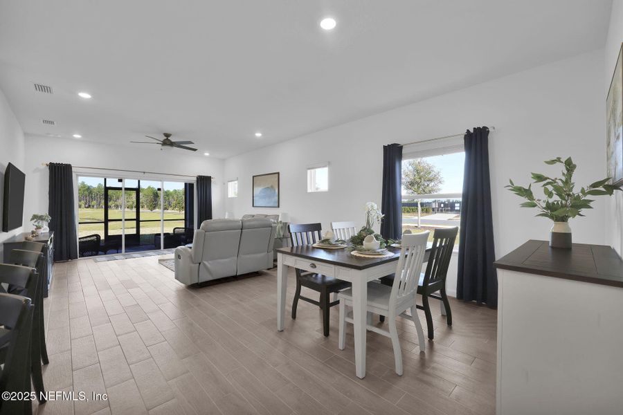 Furnished interior view inside a new home in , St. Johns (Image 13). Furnished interior view inside a new home in , St. Johns (Image 13).