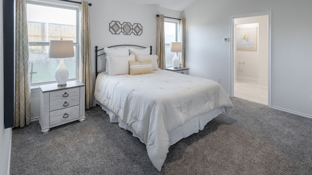 Furnished interior view inside a new home in Wildcat Ranch, Crandall (Image 6).