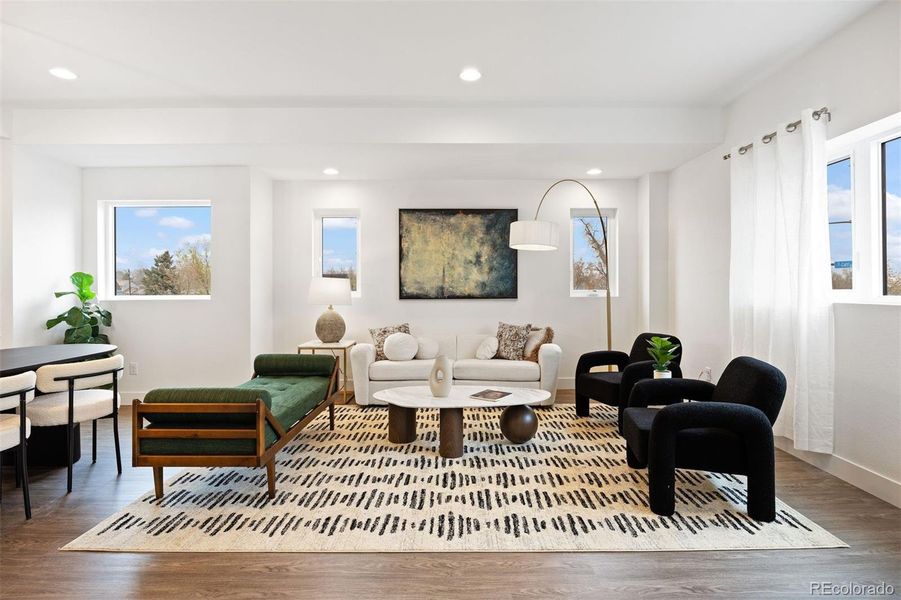 Furnished interior view inside a new home in , Arvada (Image 6).
