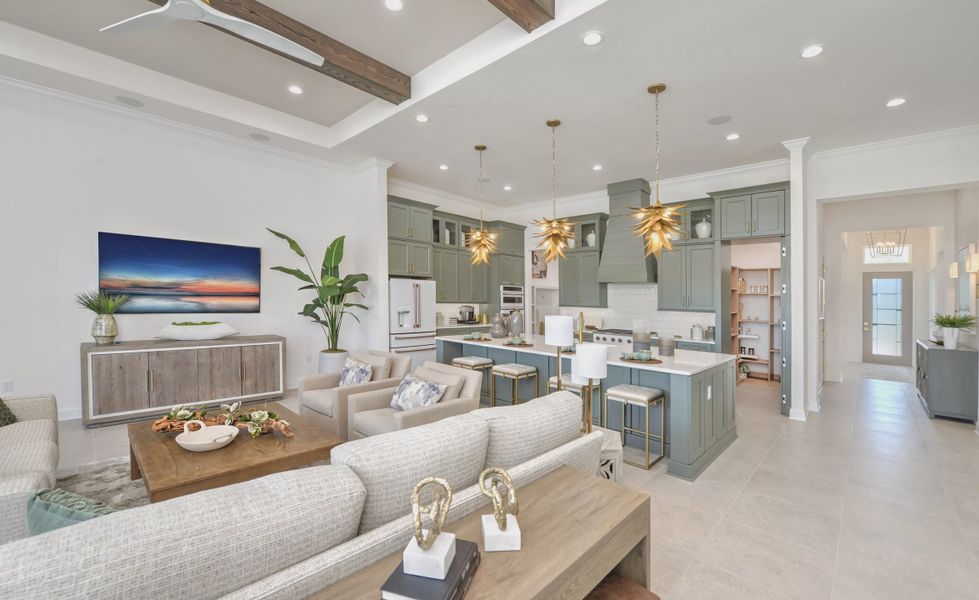 Furnished interior view inside a new home in Oakmont, Gainesville (Image 15).