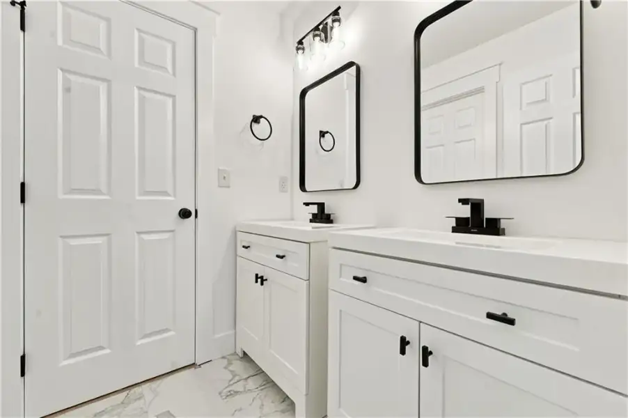 Furnished interior view inside a new home in , Austell (Image 8).