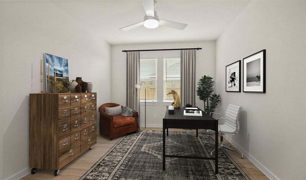 Convenient home office (*Photo not of actual home and used for illustration purposes only.) Convenient home office (*Photo not of actual home and used for illustration purposes only.)