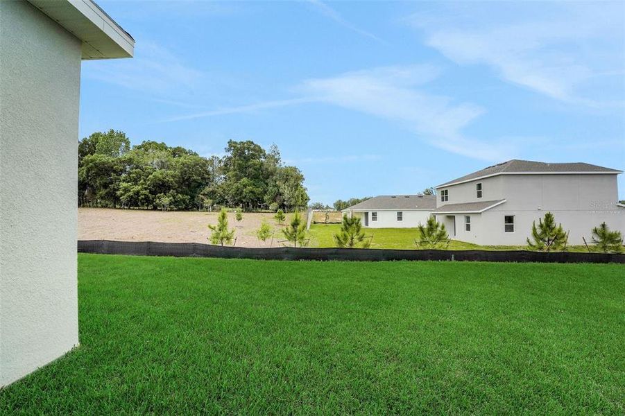 Exterior details and patio area of a home in Tuscan Hills, Dade City (Image 24).