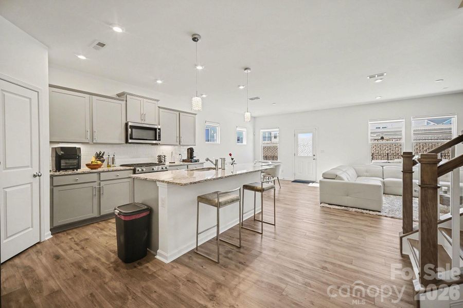 Furnished interior view inside a new home in Parkside Crossing, Charlotte (Image 15).