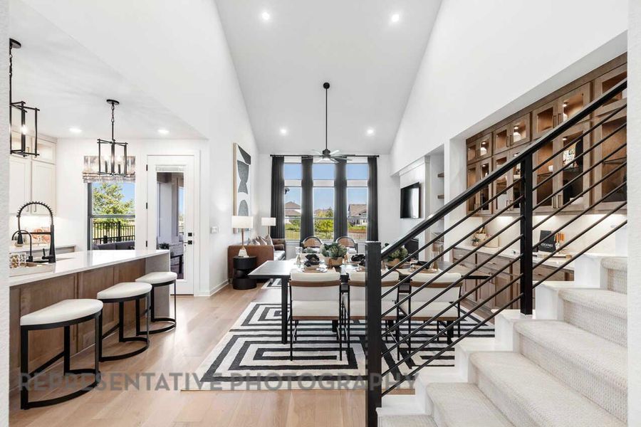 Furnished interior view inside a new home in Easton Park, Austin (Image 22).