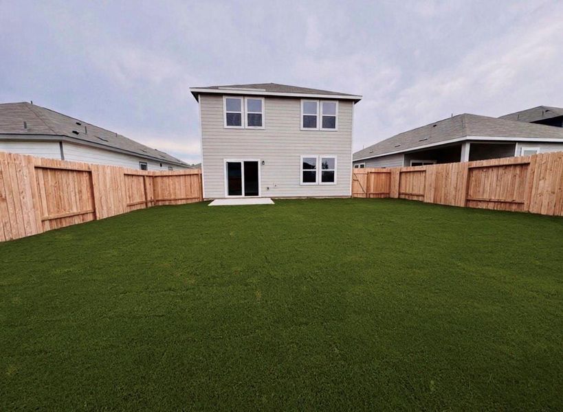 Exterior details and patio area of a home in Spring Creek Trails, Magnolia (Image 2). Exterior details and patio area of a home in Spring Creek Trails, Magnolia (Image 2).