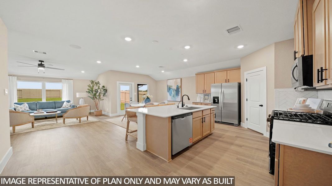 Furnished interior view inside a new home in Sunterra Lakes, Brookshire (Image 8).